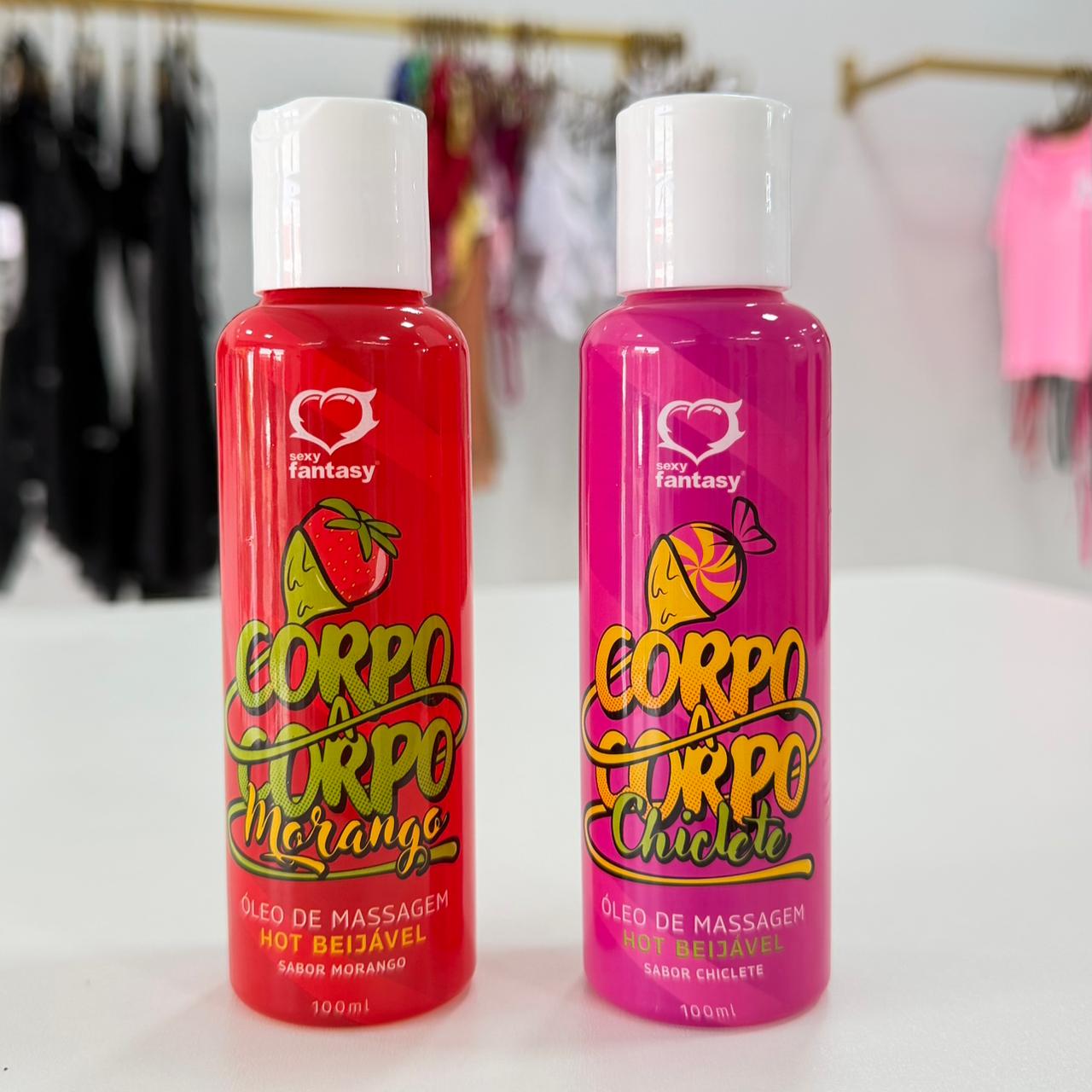 Óleo Para Massagem Corporal Beijável Corpo A Corpo 100ml