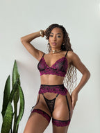 Conjunto Bicolor com Cinta Liga