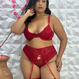 Conjunto Kimberly Plus Size Vermelho
