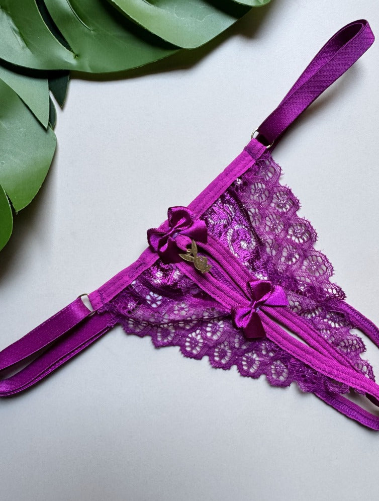 Calcinha Apressadinha com Pingente de Coelho (Tamanho Único)