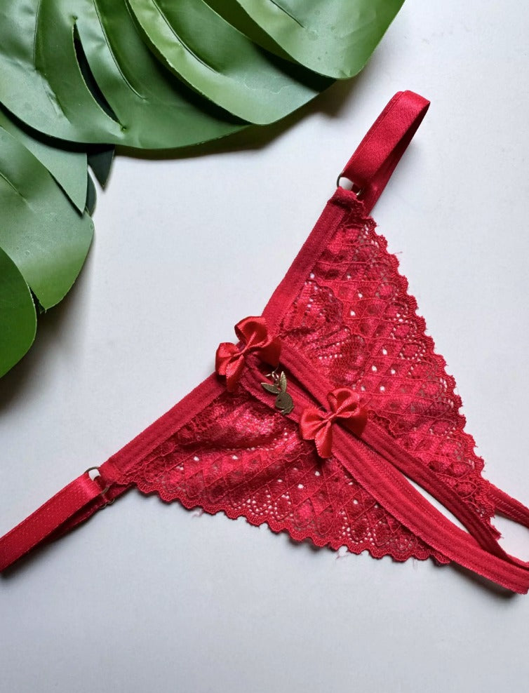 Calcinha Apressadinha com Pingente de Coelho (Tamanho Único)