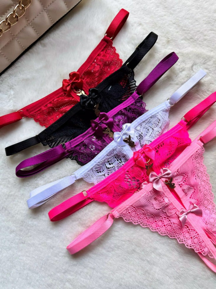 Calcinha Apressadinha com Pingente de Coelho (Tamanho Único)