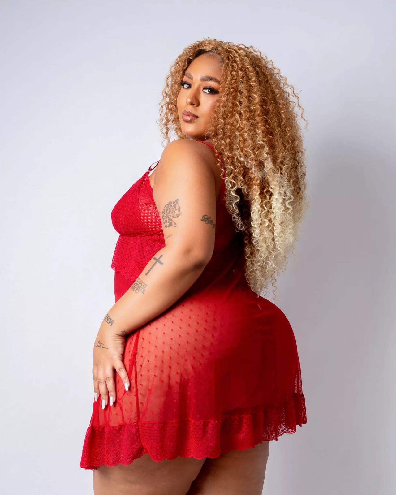 Camisola Adriana PLUS SIZE Vermelha