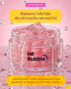 Bubble Vibes 3 em 1 Lubrificante e Excitante com Esferas e Jambu 120g Intt