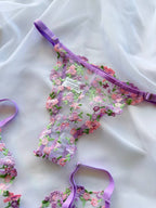 Conjunto Sem bojo Selena Lilás