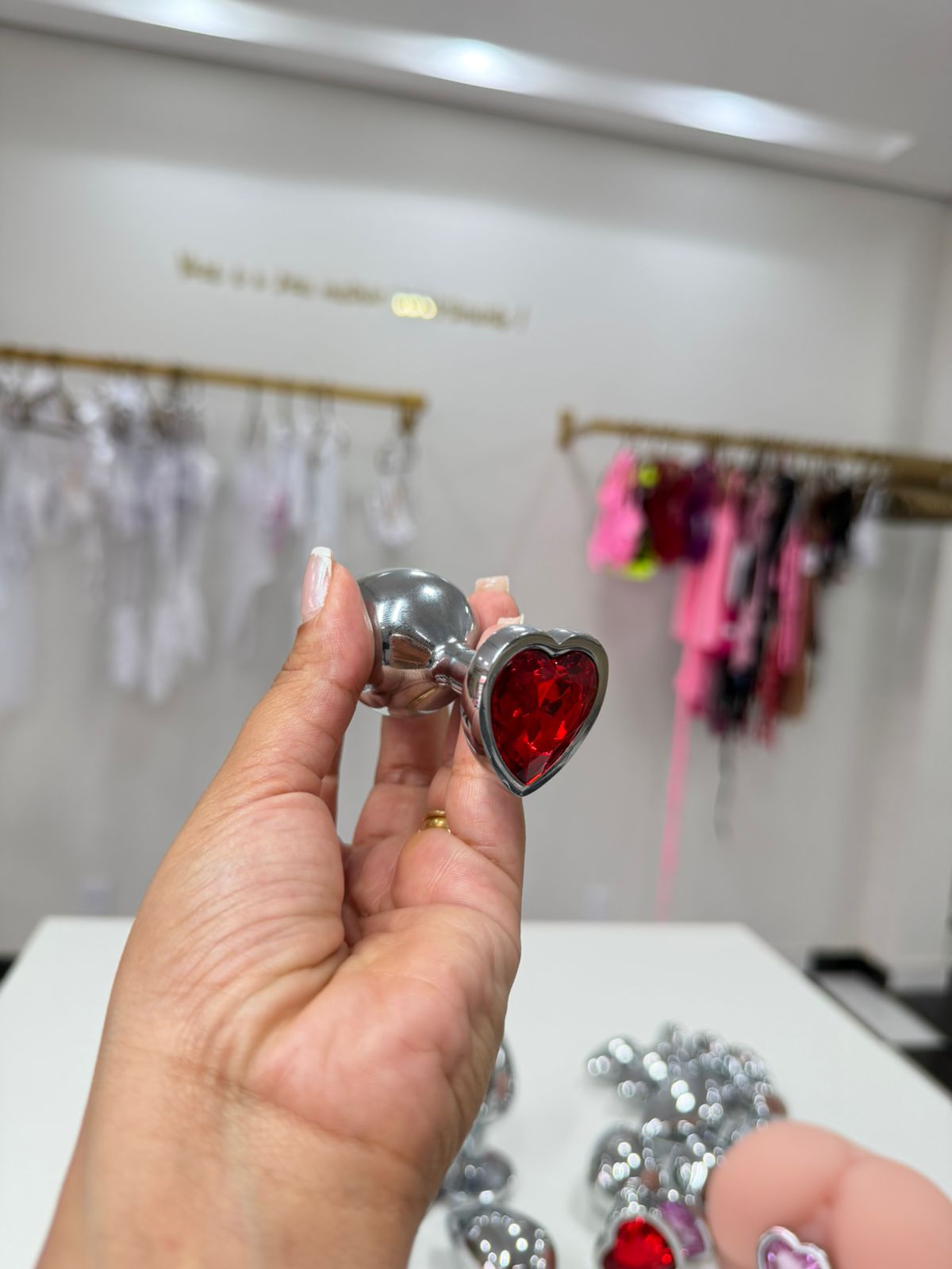 Plug Anal Cristal Coração