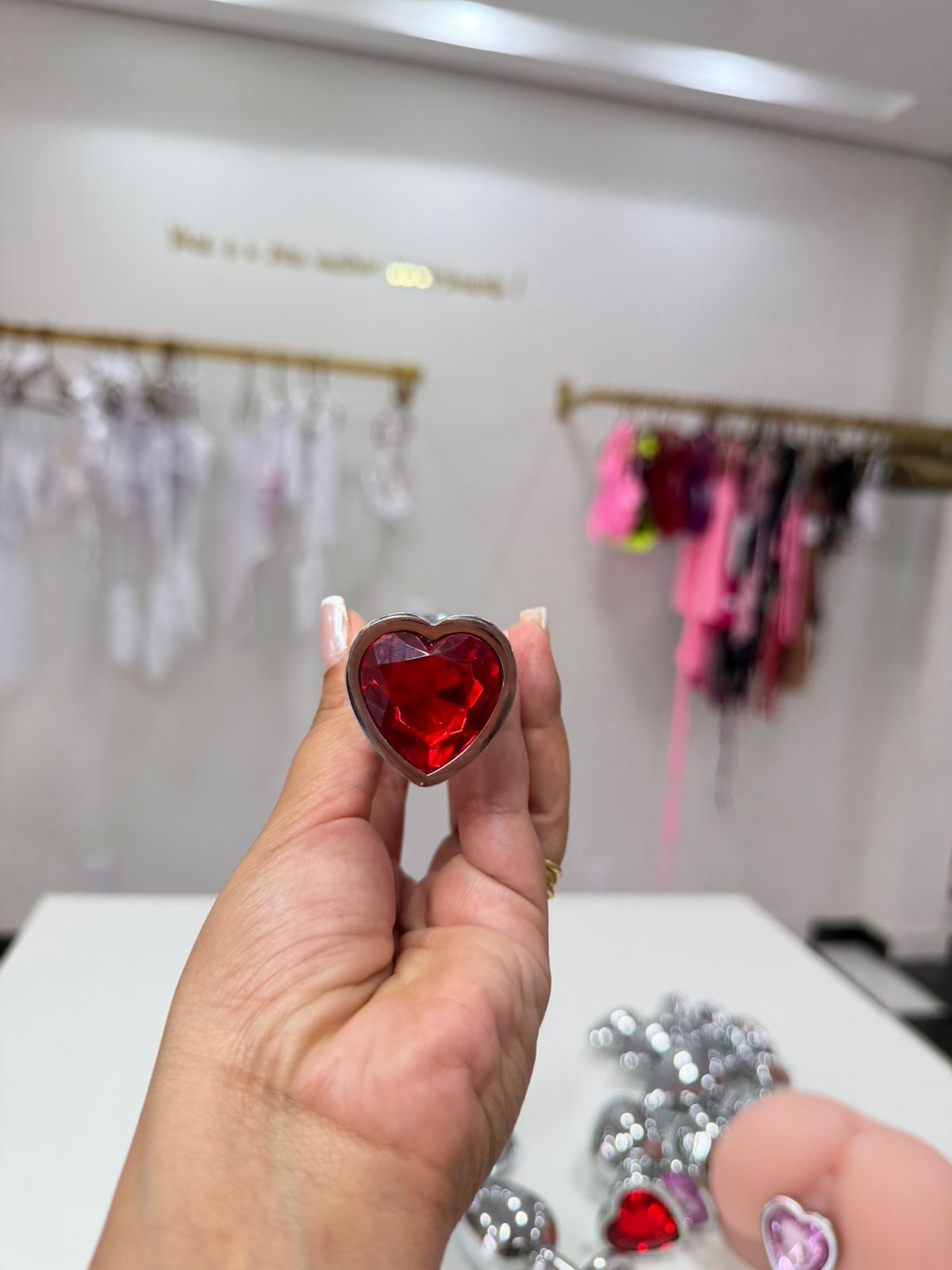 Plug Anal Cristal Coração