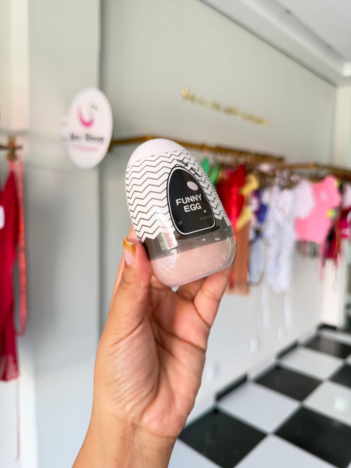 Egg Masturbador em Cyberskin Formato de Ânus