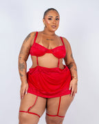 Camisola Elisa Plus Size Vermelho