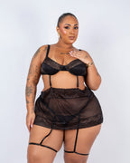 Camisola Elisa Plus Size Preto