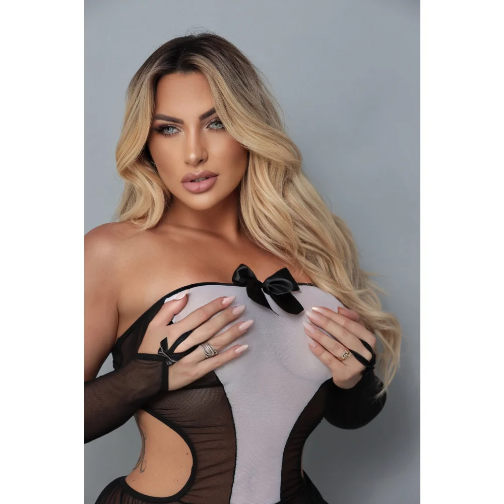 Fantasia Sensual Camisola Garçonete