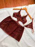 Camisola sem Bojo Chloe Marrom
