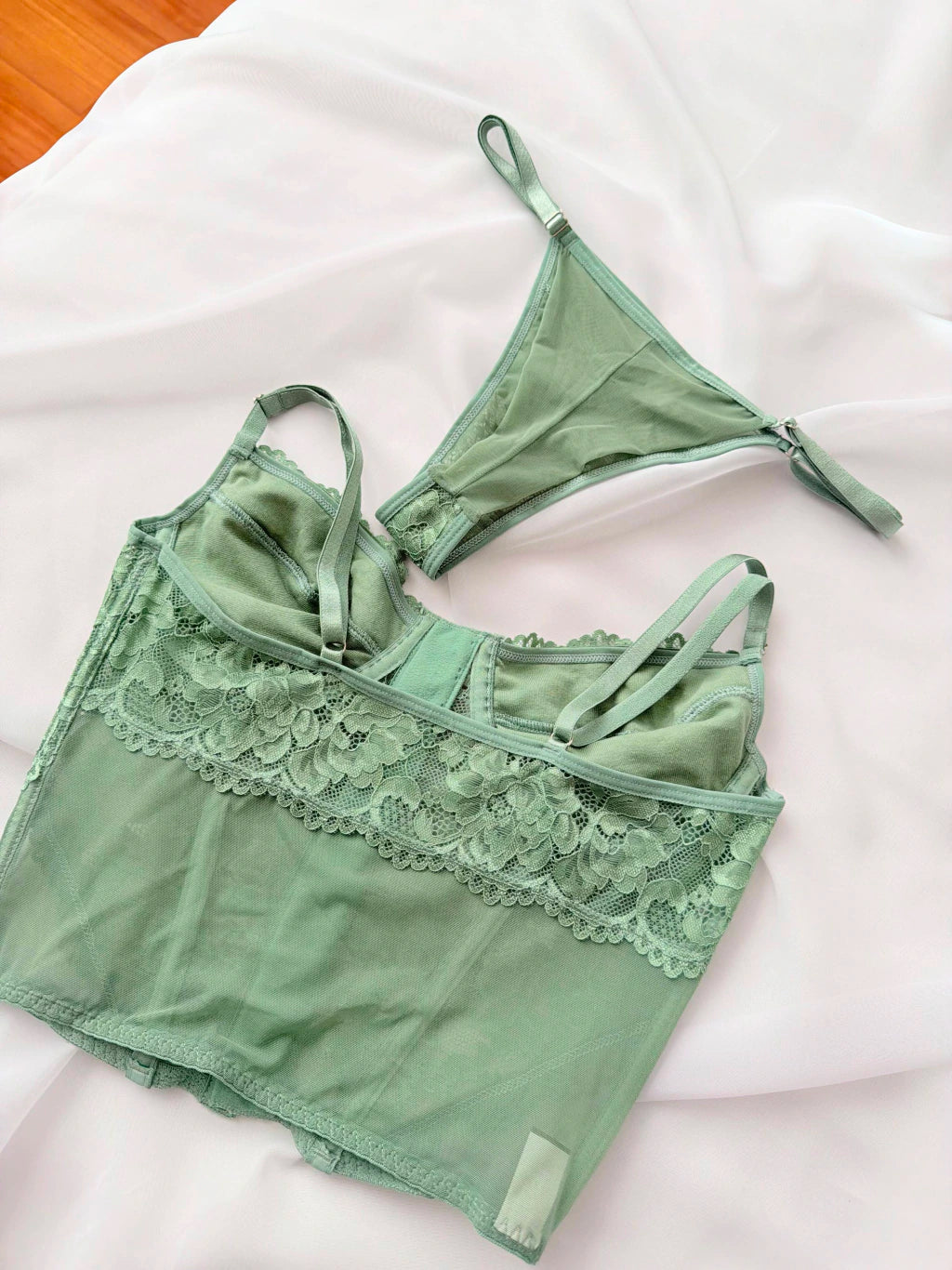 Conjunto sem Bojo Tailândia Verde Água