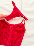 Conjunto sem Bojo Tailândia Vermelho