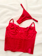 Conjunto sem Bojo Tailândia Vermelho