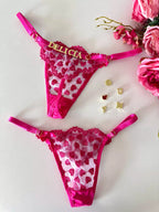 Calcinha Personalizavel Coração (Letras Não Inclusas)