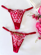 Calcinha Personalizavel Coração (Letras Não Inclusas)