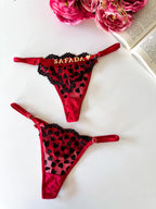 Calcinha Personalizavel Coração (Letras Não Inclusas)