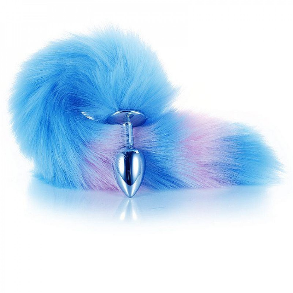 KIT RABO COM TIARA DE ORELHAS GRAMPOS DE SEIOS E GARGANTILHA AZUL E ROSA GENERAL IMPORT