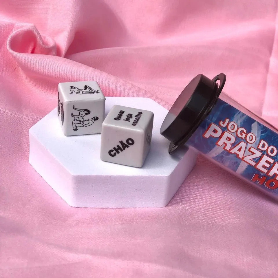 Jogo do Prazer Dado Erótico com 2 Unidades