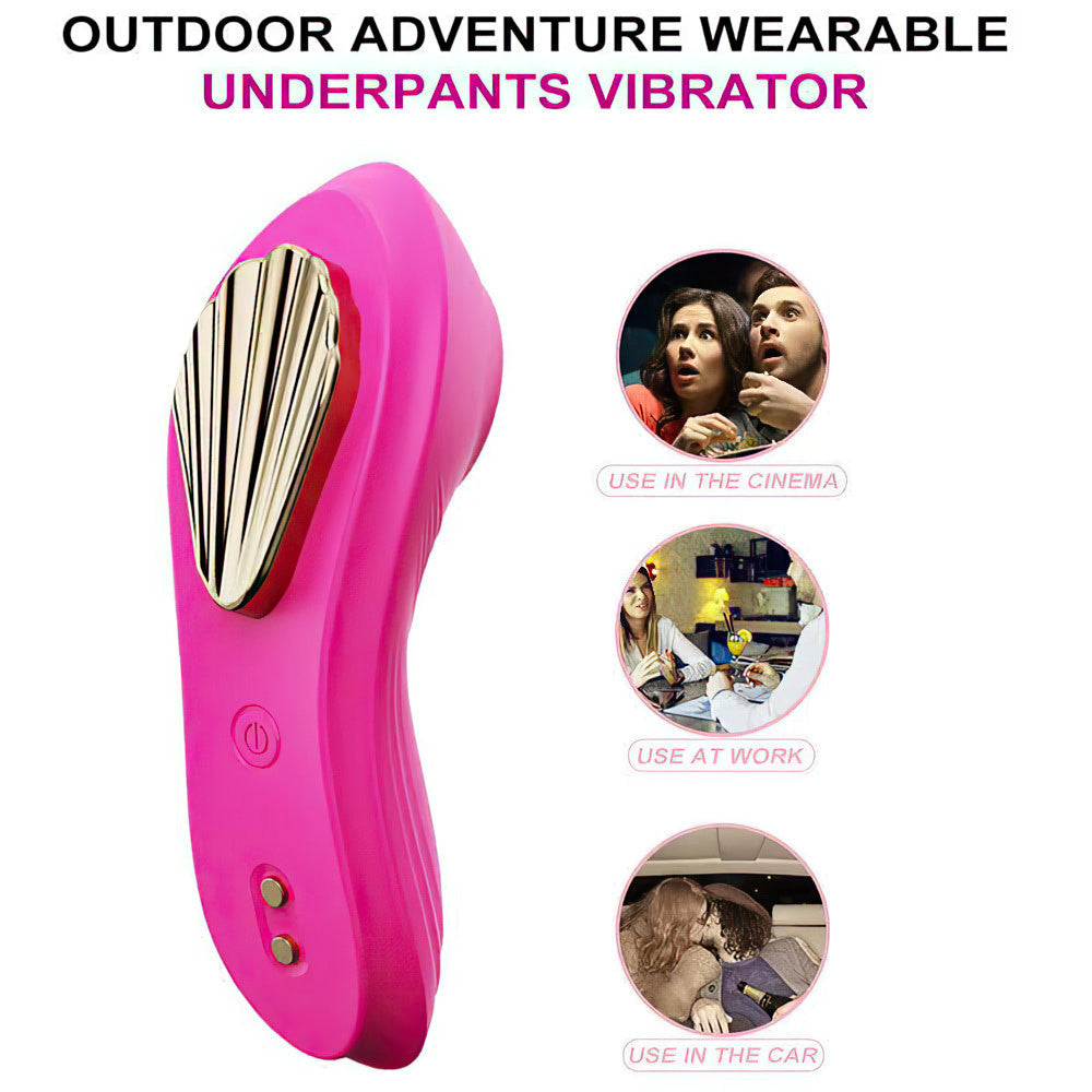 Vibrador de Calcinha Recarregável com Controle via App - 9 Modos de Vibração