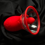 Vibrador Recarregável com Sucção e Lingua