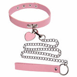 Coleira Com Guia De Corrente