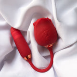 Vibrador Flower Vai e Vem - Recarregável - 1O modos de Vibração