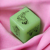 Dado Erótico Das Posições Jogo Hétero Brilha no escuro