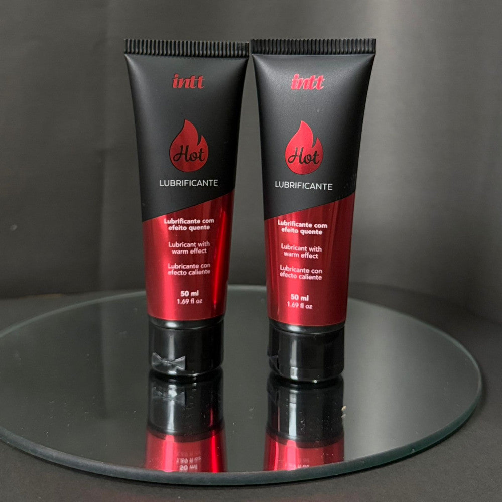 Lubrificante de Morango com Efeito Quente Intt
