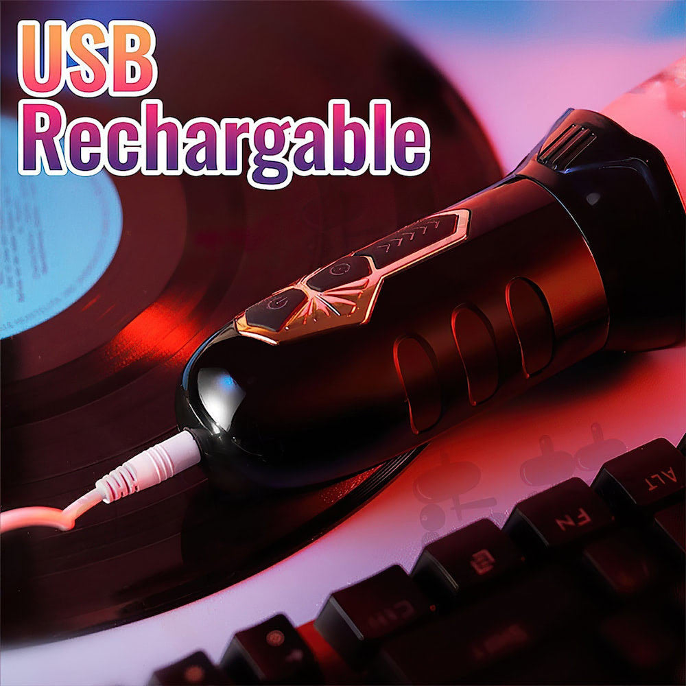 Masturbador Rotativo Recarregável com 10 modos de Vibração combinados a 5 Modos de Rotação