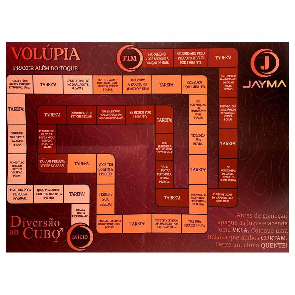 Jogo de Tabuleiro Para Casal Volúpia