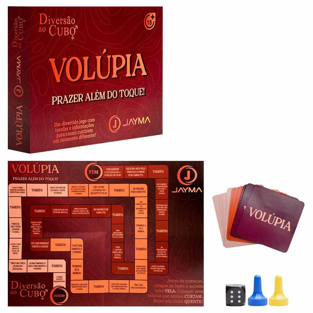 Jogo de Tabuleiro Para Casal Volúpia