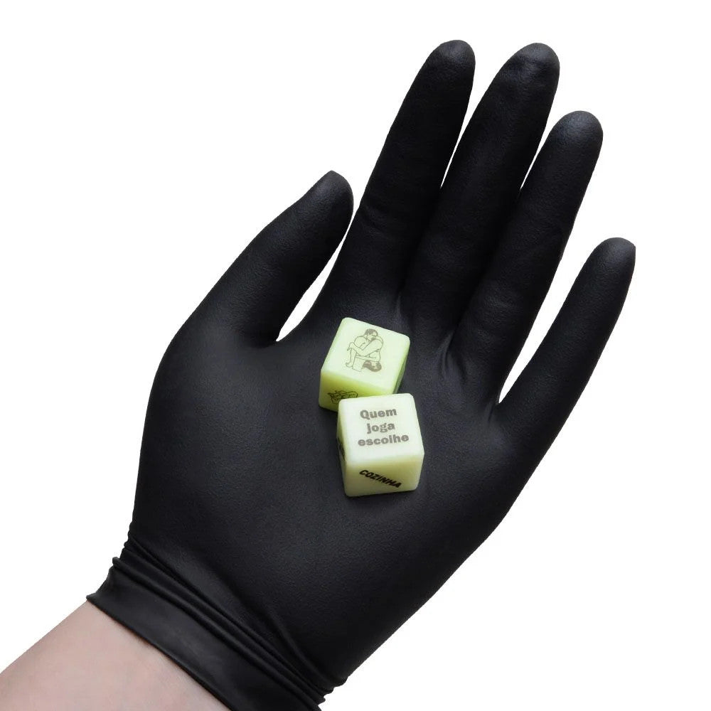 Dados Do Prazer Fluorescente Hétero Duplo Diversão Ao Cubo