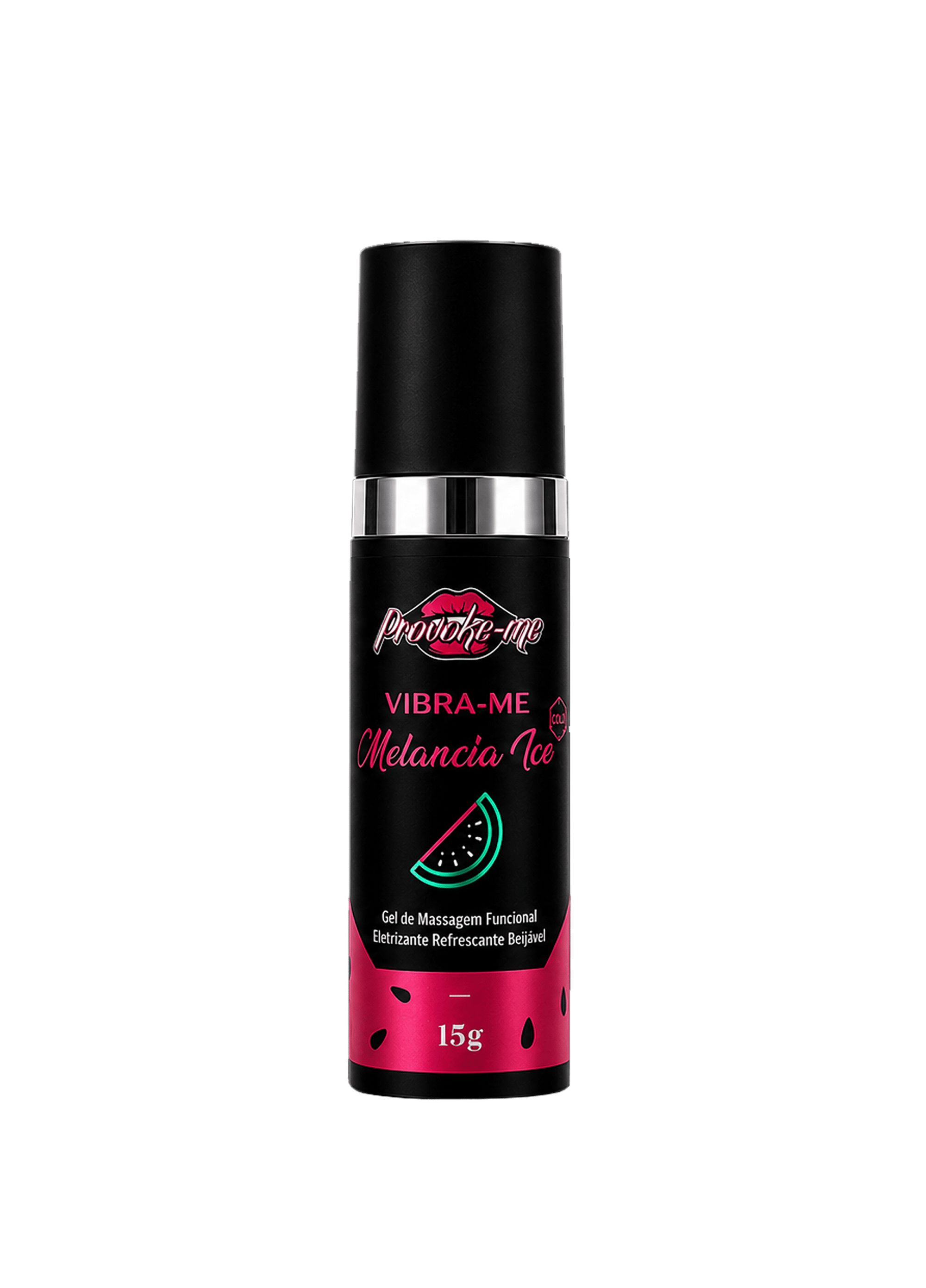 VIBRA-ME MELANCIA ICE GEL ELETRIZANTE BEIJÁVEL 15G PROVOKE-ME