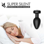 Plug Anal Vibratório em Silicone - Recarregável controlado por App - 10 modos