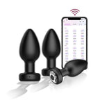 Plug Anal Vibratório em Silicone - Recarregável controlado por App - 10 modos
