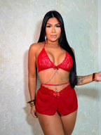 Conjunto "PUTINHA" Vermelho